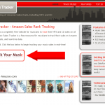 Amazon Music Sales Rank Tracker