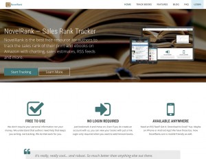 novelrank redesign screenshot